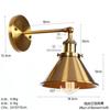 American Loft Brass Edison Wall Light Vintage Bathroom Mirror Loft Retro Wall Lights Sconce Industrial Home Lighting