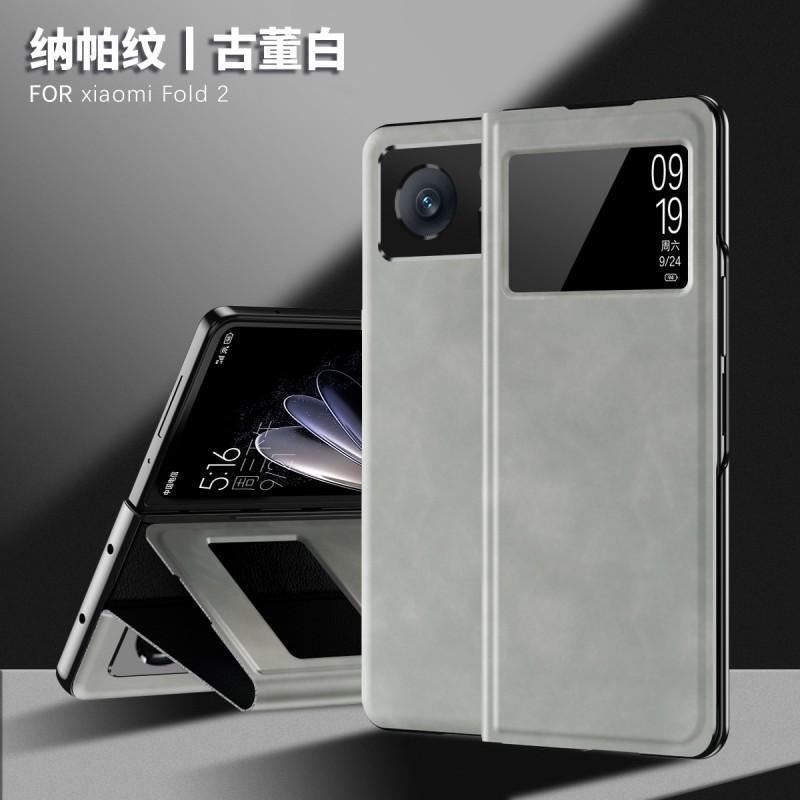 Premium Leather Case Mix Fold 2 Full Coverage Shockproof Folio With Stand Magnetic Anti-Fingerprint Finish