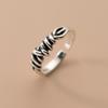 1pc Vintage Irregular Knot Winding Ring for Women Couples With Unique Design Sense Party Jewelry Gift Accessories