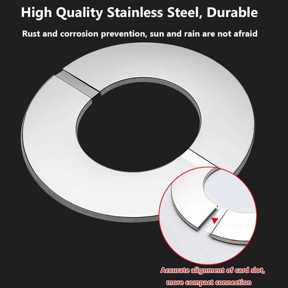 Steel Wall Flange Faucet Accessories Pipe Wall Covers Faucet Decor Faucet Decorative Cover