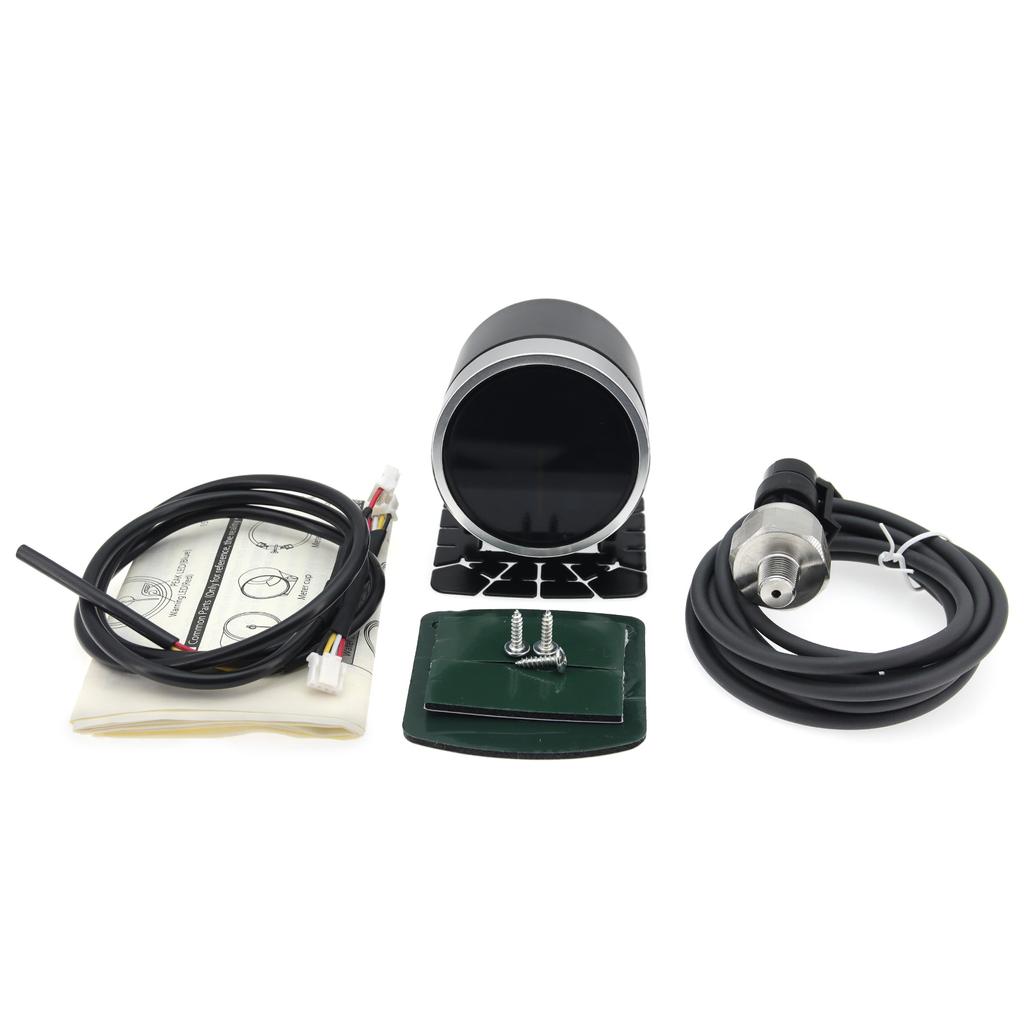 Универсальный автоматический 12 В 52 мм 8 цветов гоночный автомобиль давление масла вода температура масла EGT температура выхлопных газов турбонаддув тахометр датчик измеритель