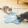 Electric Cat Turntable Pet Toy Self-Entertainment Boredom Reliever with Auto Start/Stop Smart Cat Teaser with Butterfly