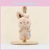 Cute Bunny Plush Keychain Toy With Pp Cotton Filling For Girls Bag Accessories