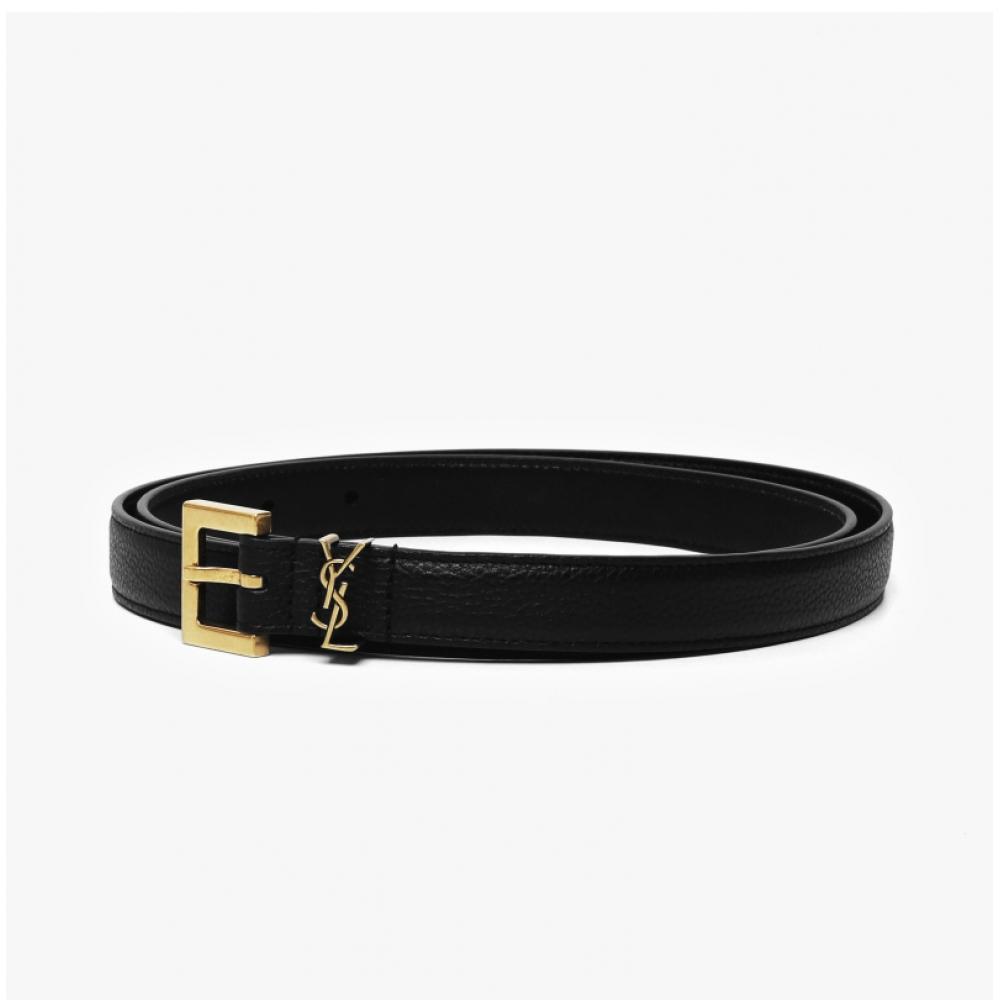 Saint Laurent Cassandra Monogram Square Belt 612616 Dti0w