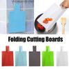 Food Accessories Skidproof Cooking Plastic Cutting Boards Folding Kitchens Tool Chopping Board