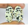 Natural Dalmantion Matched Pair Oval Cabochon Loose Gemstone 11X21X04 MM SK-187