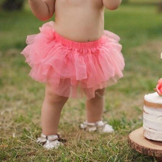 Unique Baby Girls Tutu Skirt Bowknot Design Stretchy Elastic Waist