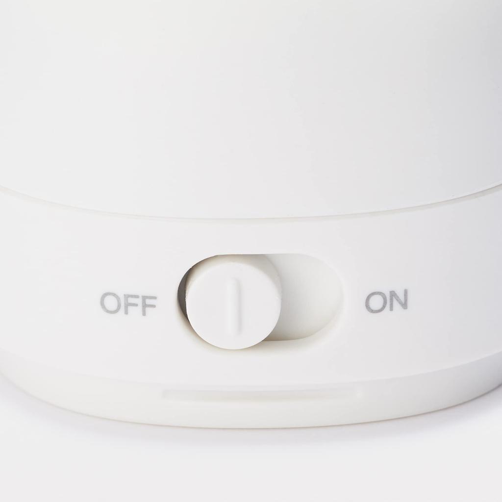 MUJI Vibrating Hair Brush White Width X Depth X Height 10.6 5.6 4.5cm MJ-VHB1/44821862