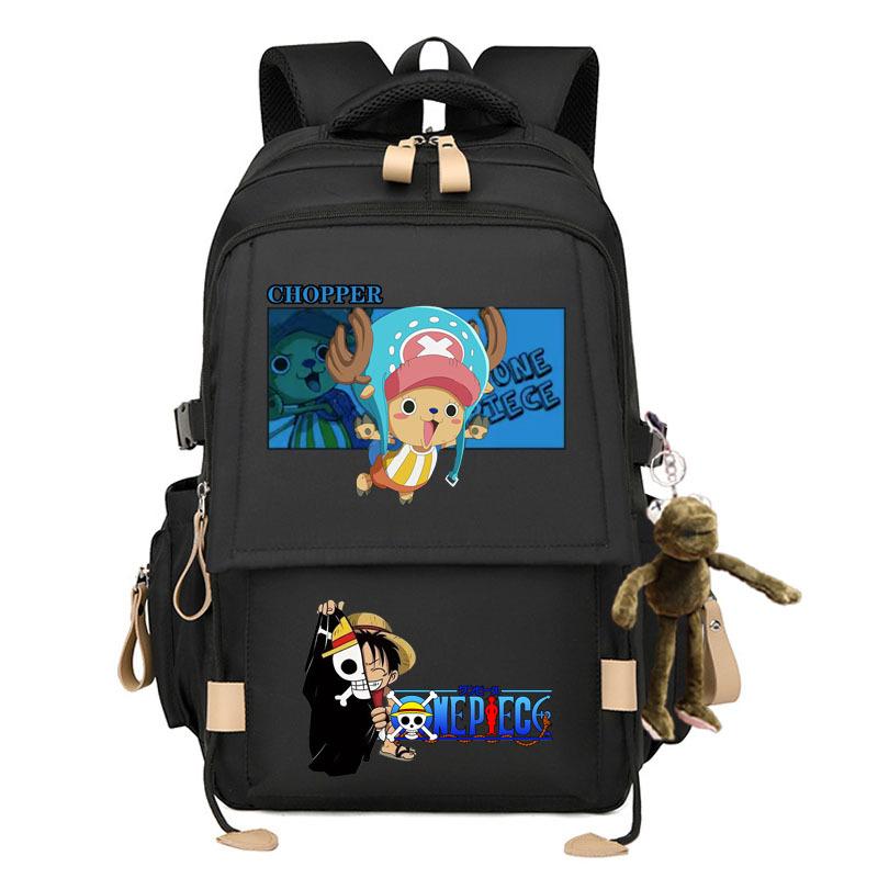 One Piece themed large-capacity stylish backpack for students. 7529 KTB
