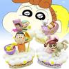 Crayon Shin-chan Pajama Night Cloud Goodnight Series Miniature Scene Blind Box Figure Toy