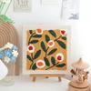 DIY Punch Pin Kits Embroidery Starter Kit Handmade 10''x10'' Projects Materials Home Decor Floral