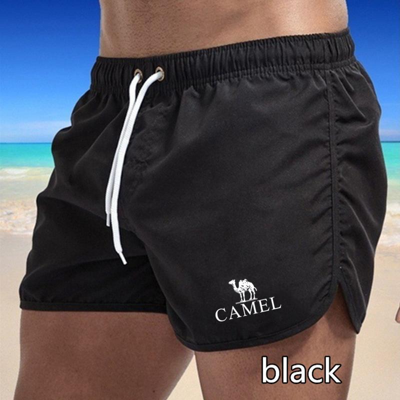 Camel 2024 летние мужские быстросохнущие плавки, спортивные штаны, купальники, пляжные шорты, шорты для бега