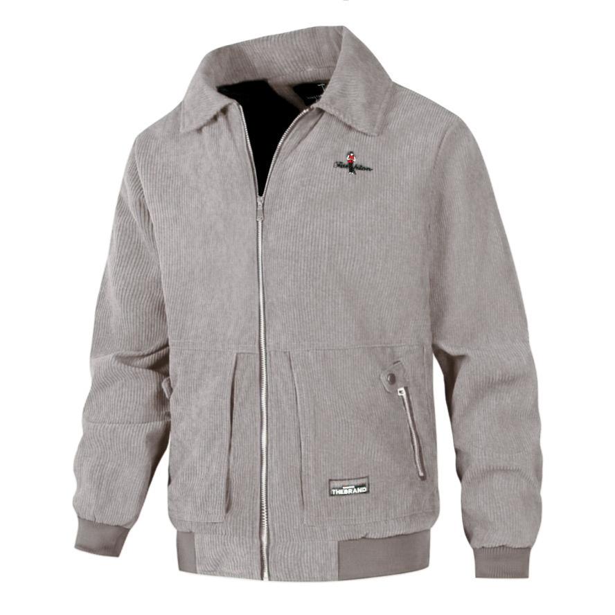 Мужская флисовая утолщенная свободная куртка с хлопковой подкладкой на осень и зиму, куртка-бомбер, теплая бейсбольная майка