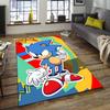 1pc S-Sonic (2) Design Area Rug - Non-Slip, Soft & Cozy Floor Mat for Living Room, Bedroom, Office - Indoor/Outdoor Decorative Carpet