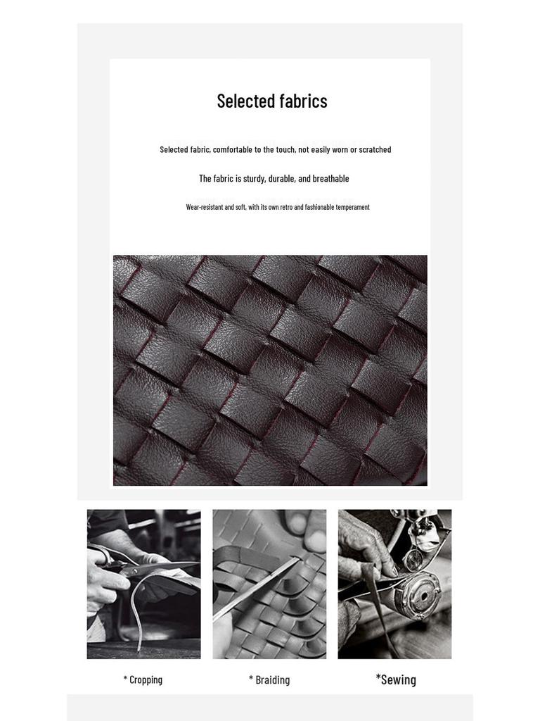 Новая классическая плетеная вручную сумка кроссбоди «Тофу» квадратной формы