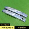 For Nissan Pathfinder R51 2005 - 2012 Luxurious Chrome Door Handle Cover Trim Set  for 4Door Never Rust Car Accessories Stickers
