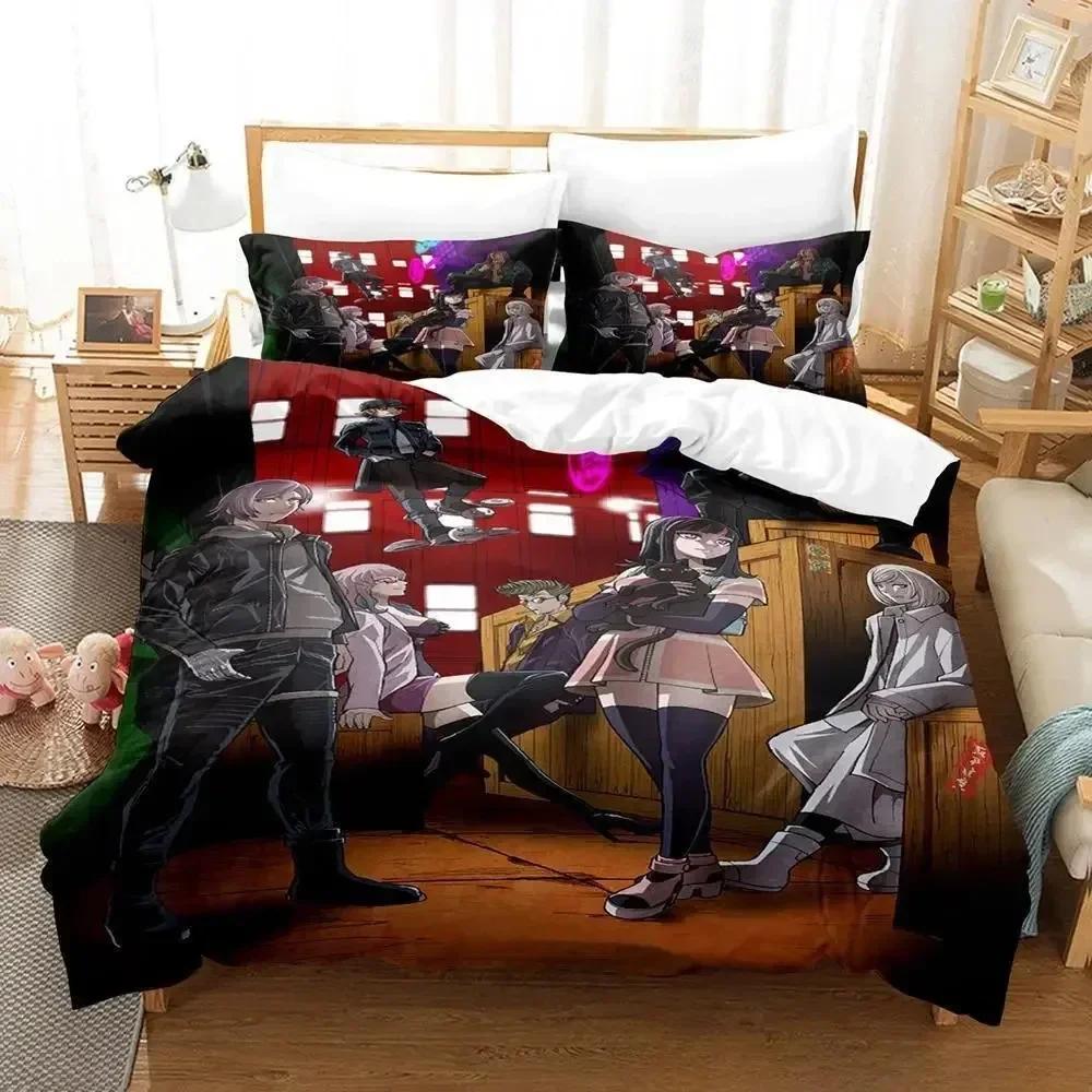 Новый 3D Аниме Принт Akudama Drive Комплект Постельного Белья Пододеяльник Наволочка Комплект Постельного Белья Постельное Белье Простынь Покрывало Полный Квин Кинг Размер