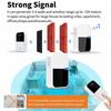 WHM05 Wireless Doorbell Self-Powered Remote Control Pressure Home Doorbell, US Plug