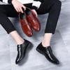 Leather Mens Business Casual Shoes With Breathable Eva Insole For Work And Travel