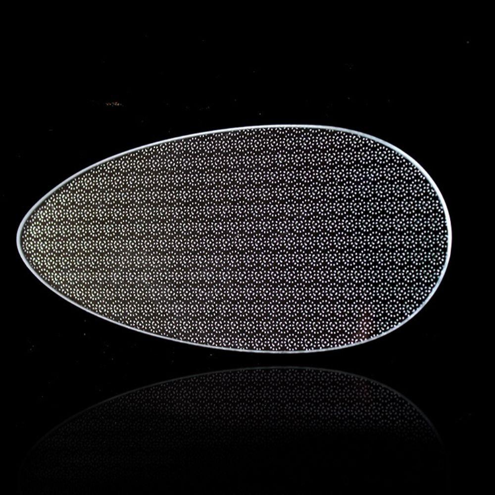 Glass Heel File Tool Wet Dry Dual Use Pedicure Tool Clear Nano Foot File Exfoliating Tool