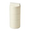 Takenaka Bento Box tutu 3-х уровневый ланч-бокс Сделано в Японии Ivory 160 мл x 280 мл (Верхний ярус) 2, (Нижний ярус) Т-36375