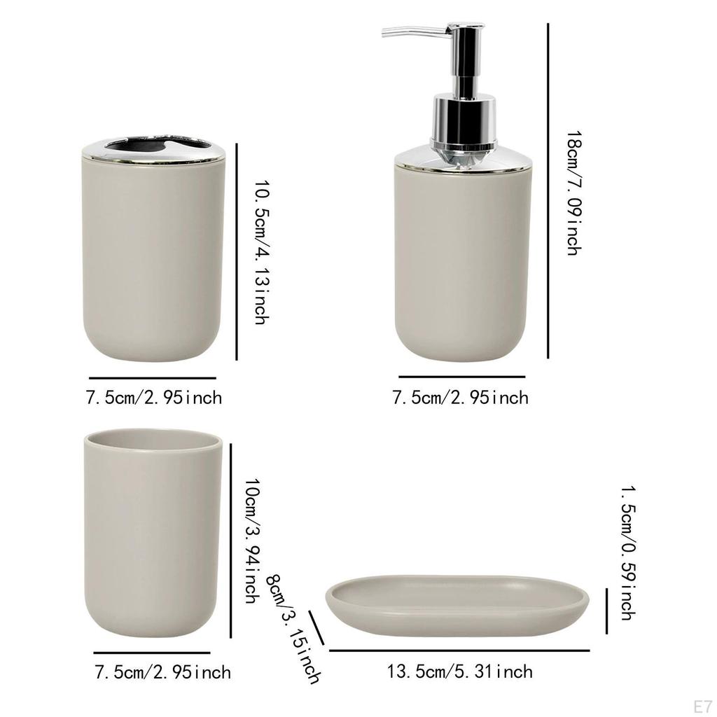 Аксессуары для ванной комнаты, ополаскиватель для полости рта, современный подарок на новоселье, декоративный дозатор мыла
