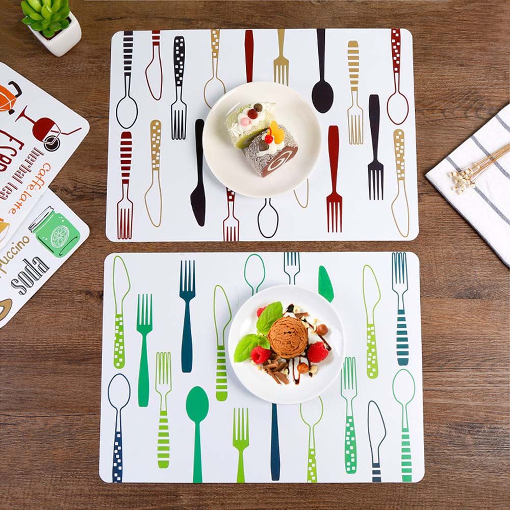 Cartoon 40*28cm Table Decoration Dinner Bowl Kitchen Tableware Table Mat Placemat Disc Pad
