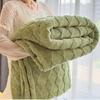 Falei Plush Blanket, Noon Sleeping Blanket, Coral Velvet Cover Blanket, Winter Thick Plush Blanket Prismatic Grid