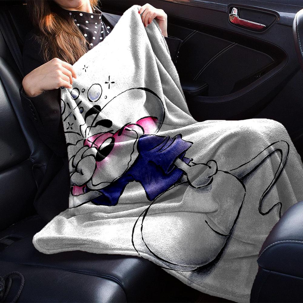 Mouse Bubble Trouble Blanket Soft Throw Blanket For Home Bedroom Bed Sofa Travel Office Solid Christmas Blanket