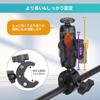 JEBUTU Super Clamp Ball Rotation Camera Clip Mount for and Longer Length Ball Head Arm for Wearable Cameras and Bike Camera Camera Photography