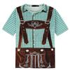 Октоберфест Пиво Баварская футболка с 3D принтом модная немецкая футболка Lederhosen с графическим рисунком для мужчин повседневная уличная одежда негабаритные топы