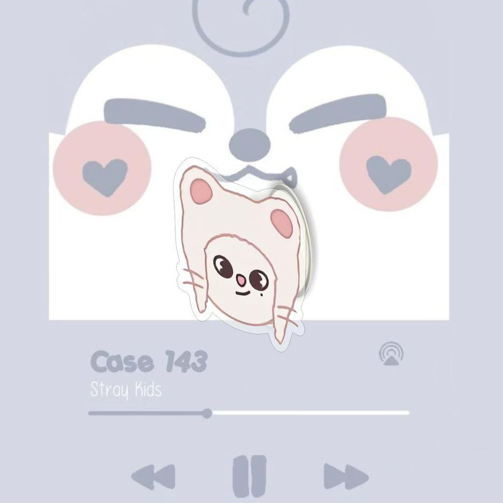 Акриловый держатель для телефона-подушка безопасности StrayKids, выдвижной