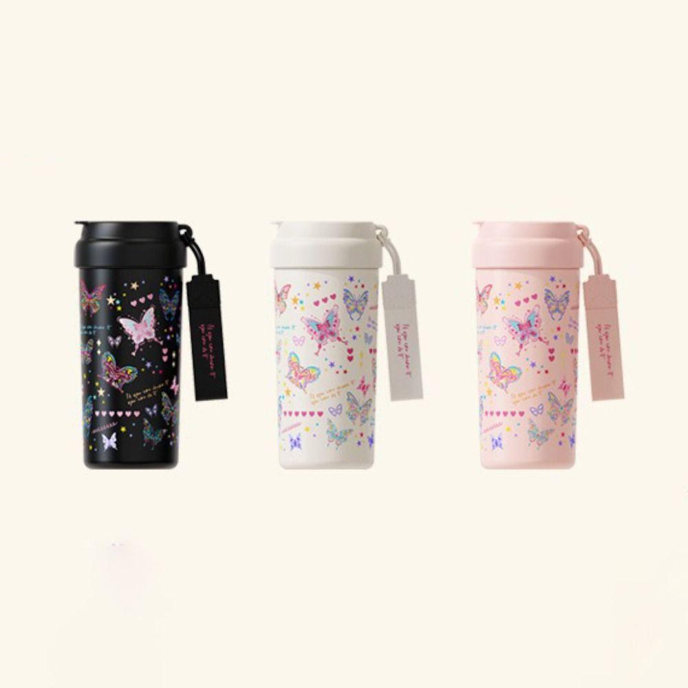550ML Water Cup Stainless Steel Vacuum Insulateds Cup Cute Flask Tumbler