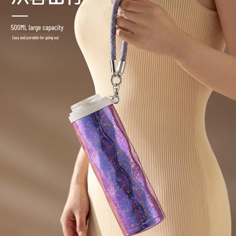 Кофейная кружка Taifuhao из чистого титана с вакуумной изоляцией для двух напитков