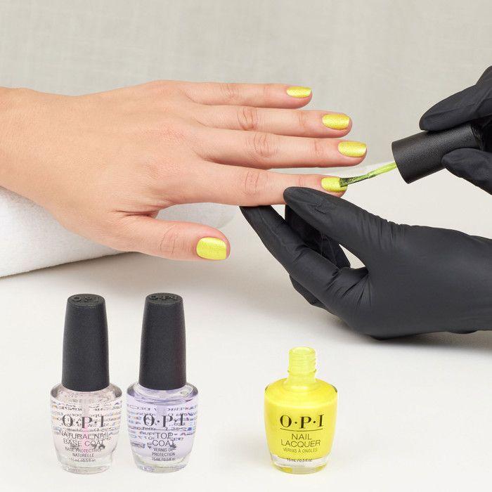 Vernis à ongle - OPI - Paintin' on Sunshine! - Jaune solaire - Tenue jusqu'à 7 jours - 15 ml