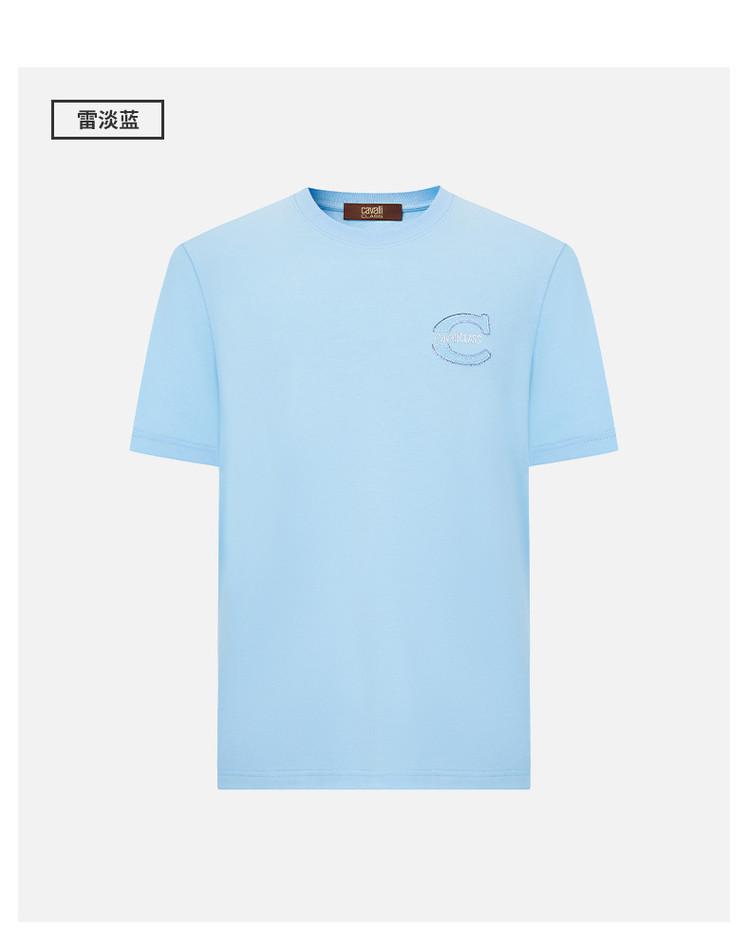 Men's Letter Logo Short-Sleeved T-Shirt