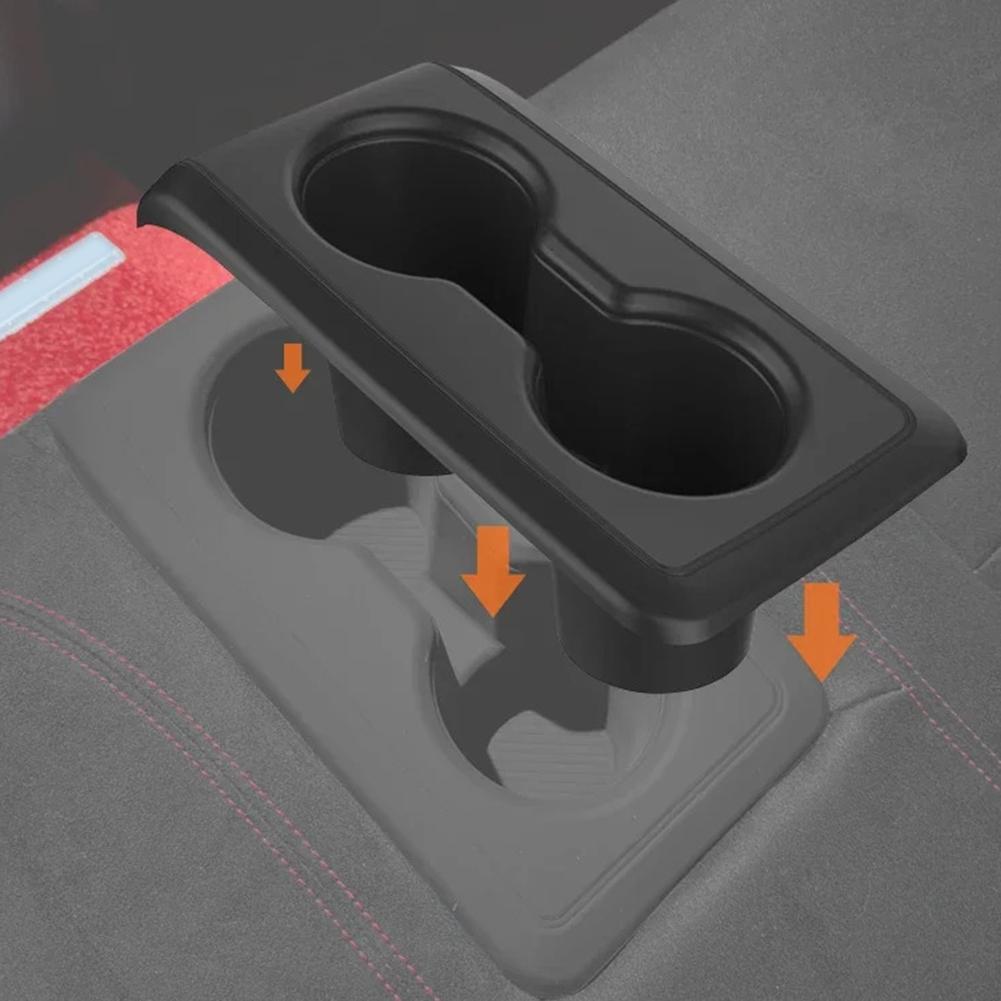 Silicone Anti Slip Rear Cup Holder Cover for Honda Civic FL5 2022 2025 Waterproof and Removable Mat for Car Interior Care