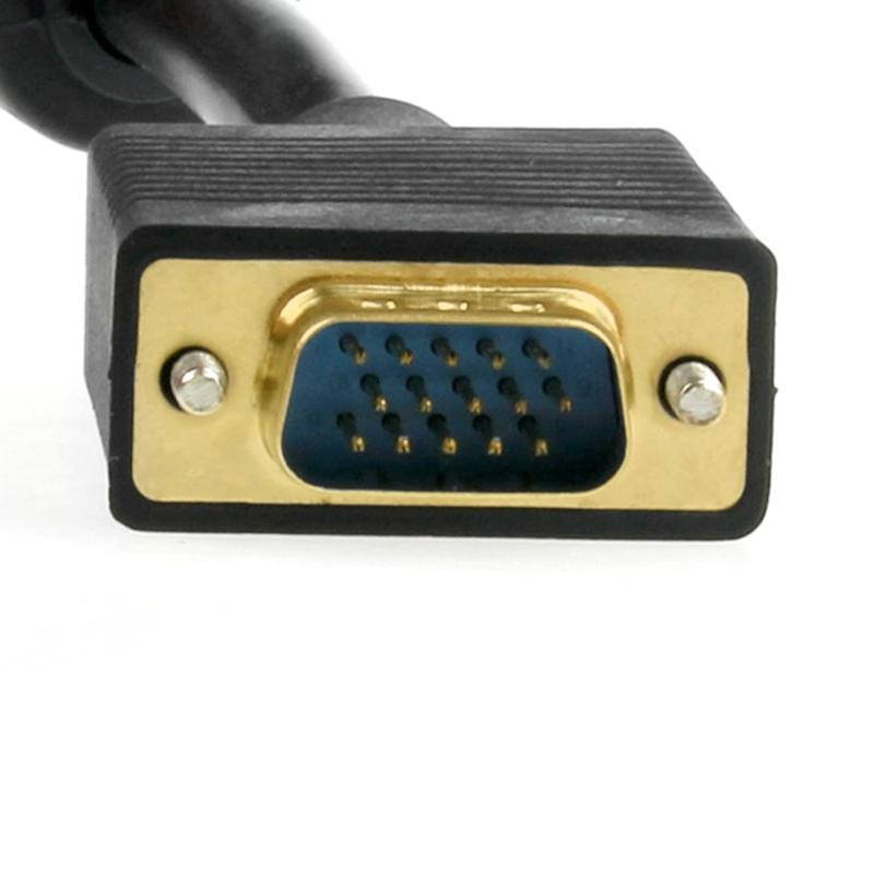 Кабель VGA на 5 BNC RGBHV, разъемы папа, соединительный шнур, высокое разрешение, для цифровых экранов и мониторов