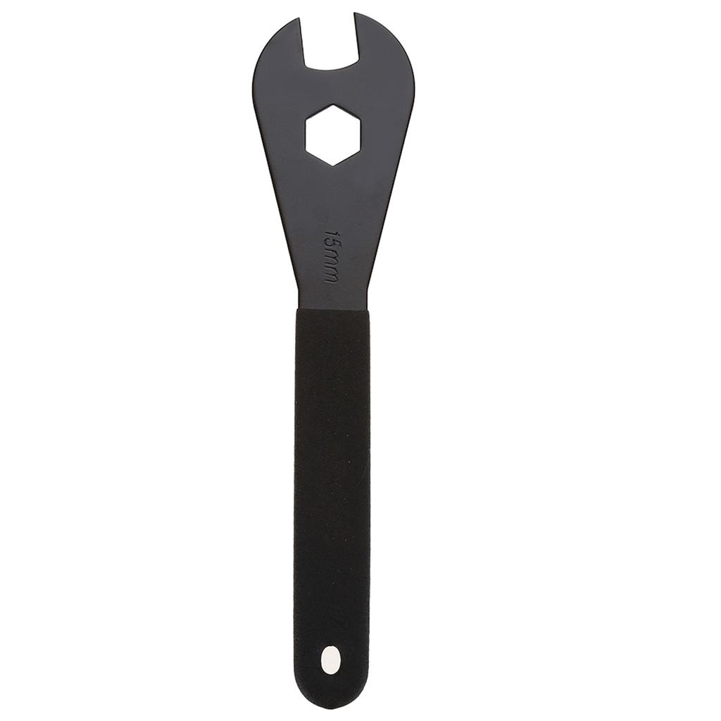 Durable Multi Function Carbon Steel Cone Wrench Spanner Bike Bicycle Repair Tool(15mm)