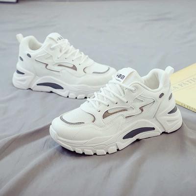 Большеподошвенные туфли на платформе с круглым носком Женские ботинки на высоком каблуке Женские кроссовки для спорта и бега Солнечные кроссовки