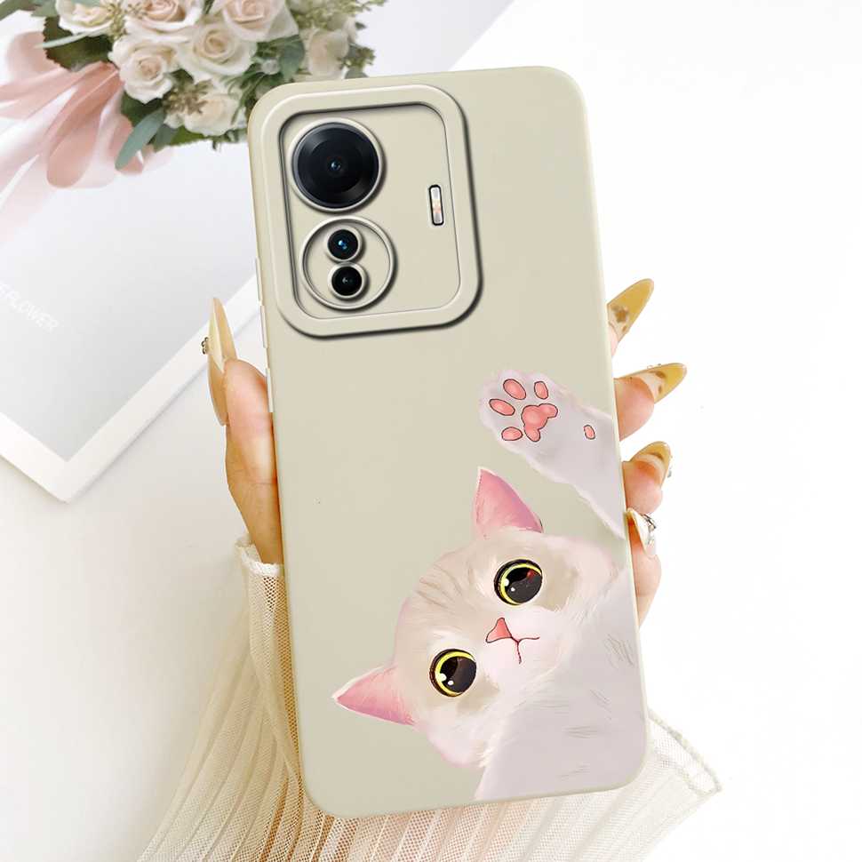 Чехол для vivo S15e 5G V2190A Мультяшный Полная защита Силиконовая задняя крышка Для Vivo S15e VIVO S15E 5G 6.44" Чехлы для телефона Ударопрочный
