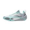 Li Ning Амортизирующие износостойкие упругие низкие мужские баскетбольные кроссовки Сине-серые ABAW001-14