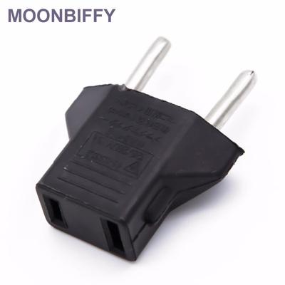 Универсальная вилка США в ЕС, США в Европу, Европа, настенная розетка для зарядного устройства переменного тока, преобразователь, 2 круглых гнезда, входной контакт, новинка