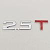 1 шт. 2.0T 2.2T 2.4T 2.5T 2.8T 3.0T Премиальная Металлическая Наклейка на Автомобиль Боковое Крыло Задний Багажник Шильдик Значок Наклейки Для Любого Автомобиля