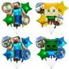 Алюминиевые шары Roblox Minecraft для детской вечеринки по случаю дня рождения