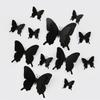 12 Double-Layer 3D Butterfly Wall Stickers For Home Decor