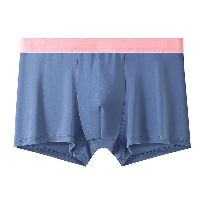 6 шт. мужского нижнего белья, мужские бесшовные боксеры Ice Silk, антибактериальные и дышащие, трусы-боксеры для подростков, короткие трусы, летние тонкие трусы-боксеры