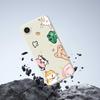 For iPhone 16e Case Animal Gathering Pattern Printing Straight Edge TPU Phone Back Cover