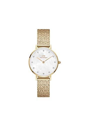 DANIEL WELLINGTON Petite 28 Pressed Studio Lumine MOP White Crystal DW Watch Mother of Pearl Watch Gift for Her Brand Watch Simple Luxury Watch
