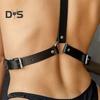 Ремень для связывания Искусственная кожа БДСМ Эротический ремень Регулируемый готический подвязка для тела Пара сексуальная игра Реквизит для улучшения отношений Медовый месяц Спальня ремень для тела